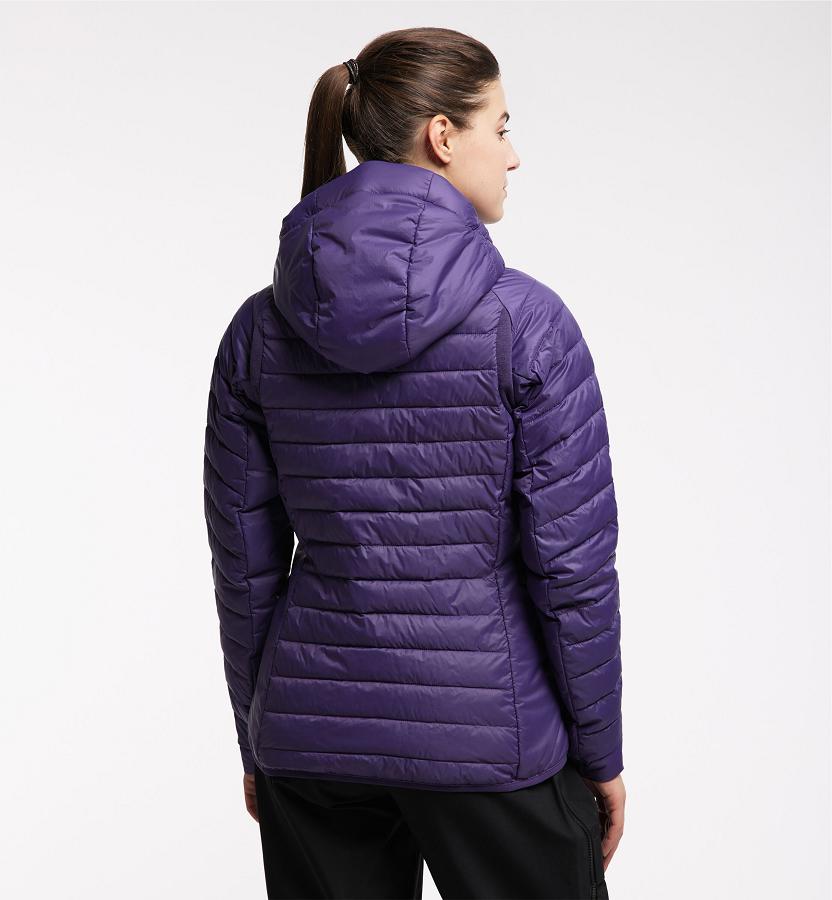 Haglöfs Womens Spire Mimic Down Jacket Purple New Zealand 93016LDYP